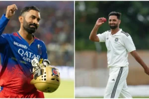 Dinesh Karthik made his India Test debut