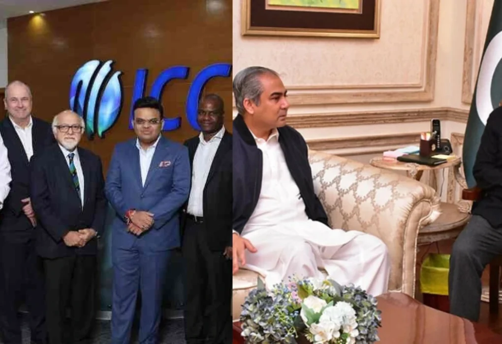 Jai Shah receives ICC officials