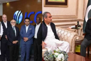 Jai Shah receives ICC officials