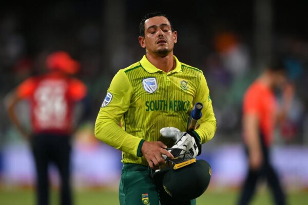 Quinton de Kock spoke openly to him