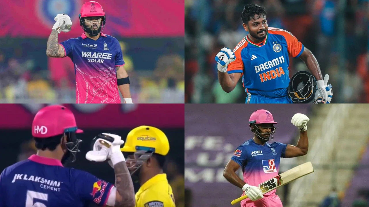 Riyan Parag made fun of Sanju Samso