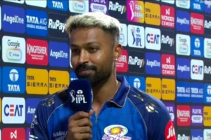Hardik Pandya happy after MI