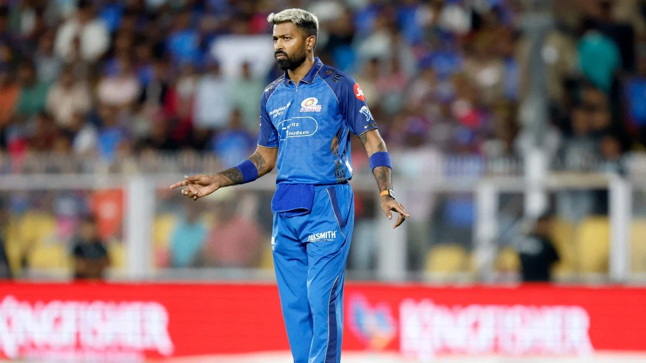 Excellent landing by Hardik Pandya