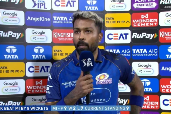 Hardik Pandya sacked from MI cap post