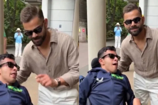 Virat Kohli's heart touching style