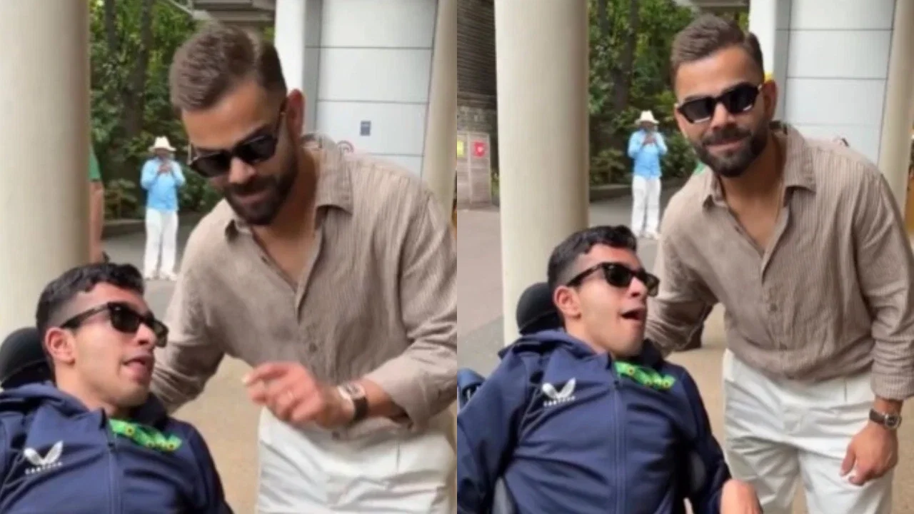 Virat Kohli's heart touching style