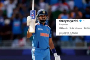 Shreyas Iyer's 'second birth date'