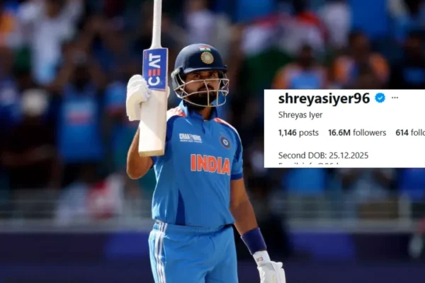 Shreyas Iyer's 'second birth date'