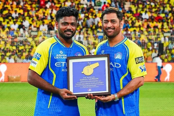 Why did Sanju Samson compare with MS D?